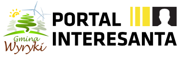 Z lewej logo Gminy Wyryki, obok tekst Portal Interesanta