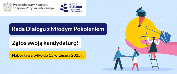 Miniaturka artykułu Trwa nabór do Rady Dialogu z Młodym Pokoleniem. Twój głos może mieć realny wpływ