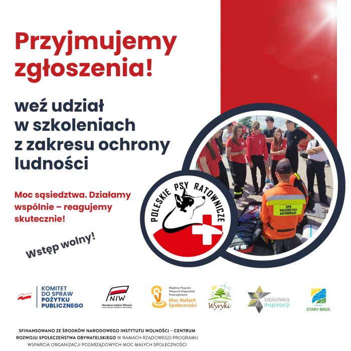 Miniaturka artykułu Zaproszenie do udziału w szkoleniach z zakresu ochrony ludności