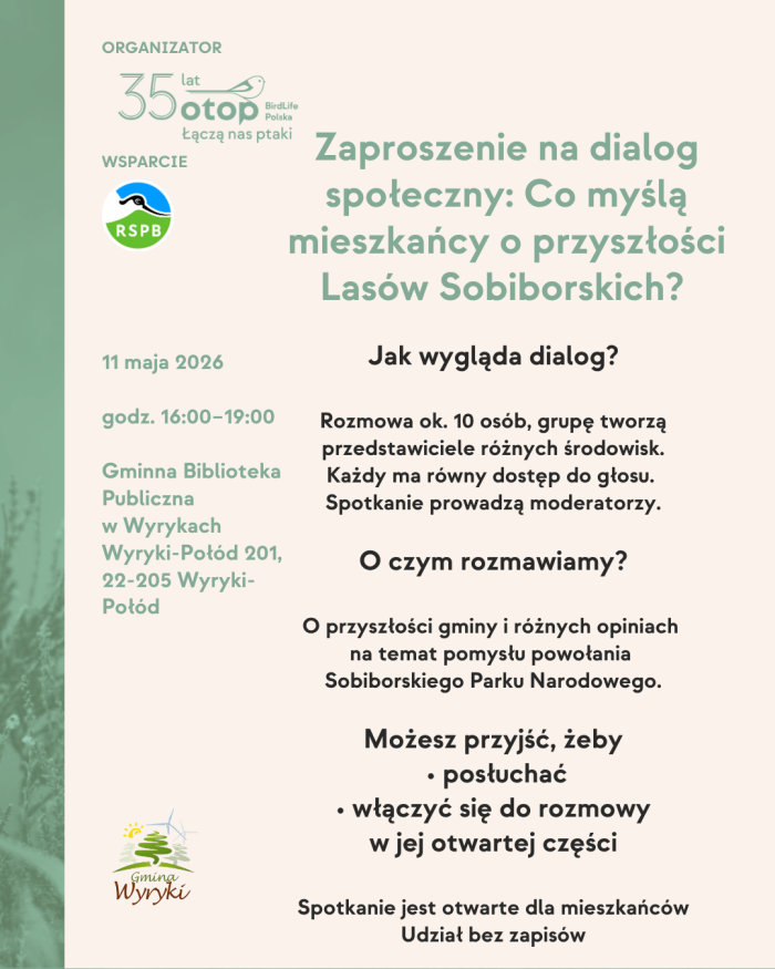 Miniaturka artykułu Dialog Społeczny – Lasy Sobiborskie