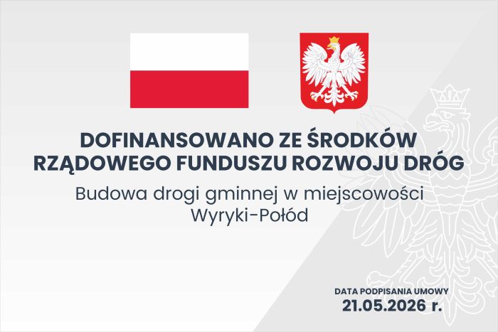 Miniaturka artykułu Budowa drogi gminnej w miejscowości Wyryki-Połód